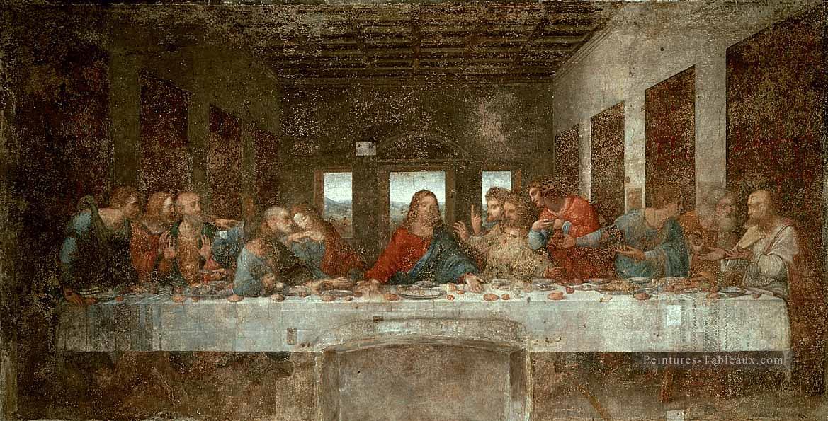 La Cène pré Léonard de Vinci Peintures à l'huile